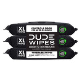 Dude Wipes Odor Destroyer Flushable Extra-Large Odor Neutralizing Wet Personal Wipes - 144ct