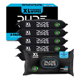 Dude Wipes Fragrance Free Flushable Extra-Large for Sensitive Skin Personal Wet Wipes - 288ct